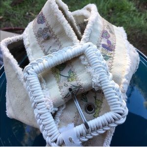 Fabric belt with butterfly 🦋 pattern